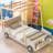 Ceiling Cloth Kids Upholstered Headboard Car Bed With Car Light shape LED-349723440