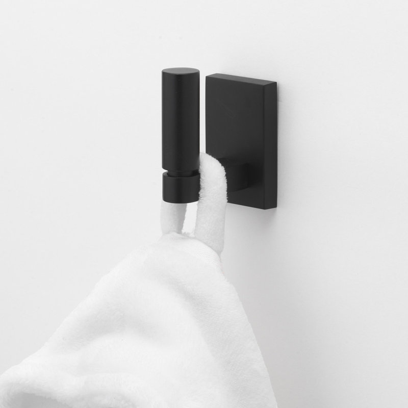 Accessoire de quincaillerie de salle de bain Avalon, Noir mat