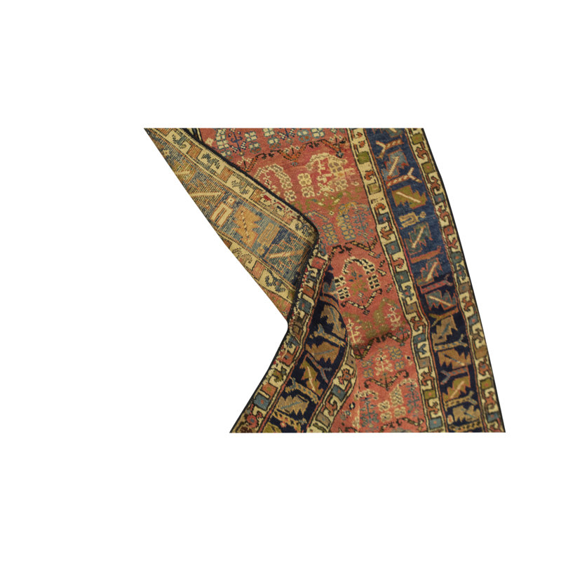 Antique Afghan Wool Southwestern Area Rug