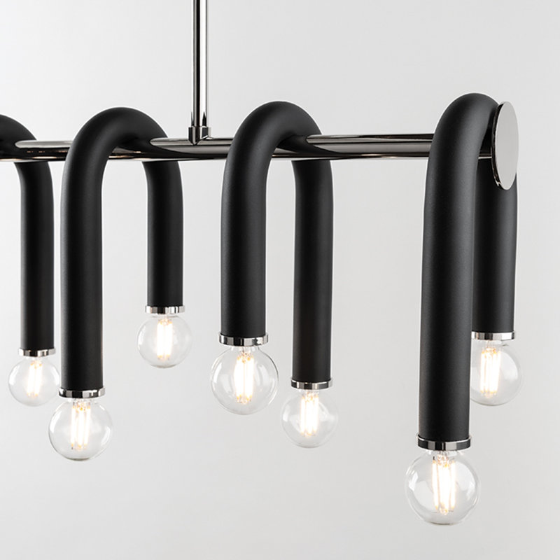 Rhea 14 - Light Kitchen Island Pendant, Polished Nickel