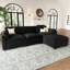 Canapé modulaire en L avec repose-pieds-763350910
