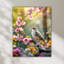 Art mural en verre trempé cerisier en fleurs-129908805
