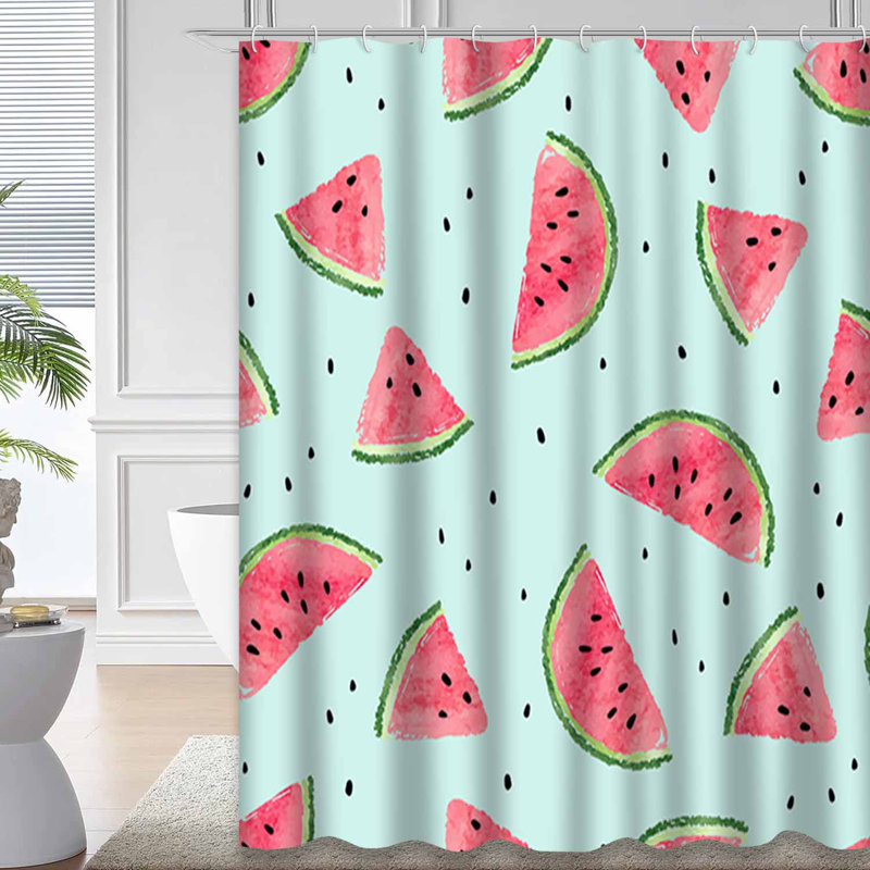 Rideau de douche imperméable avec 12 crochets, L 72 po x l 78 po