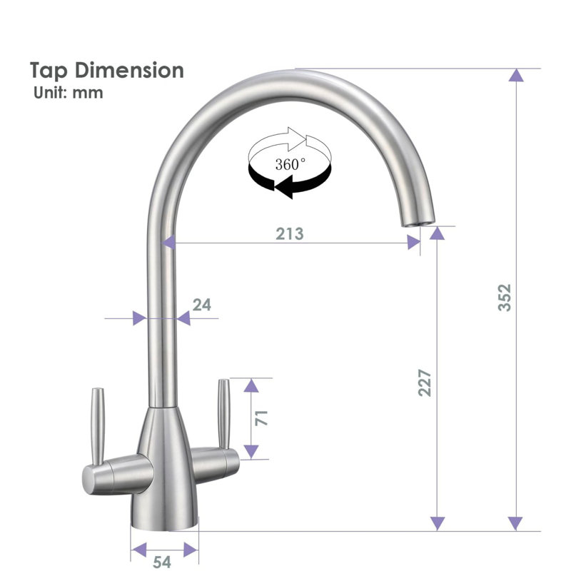 Brayden Studio Kitchen Faucet