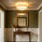 3 - Light Tiered Shade Flush Mount Ceiling Light