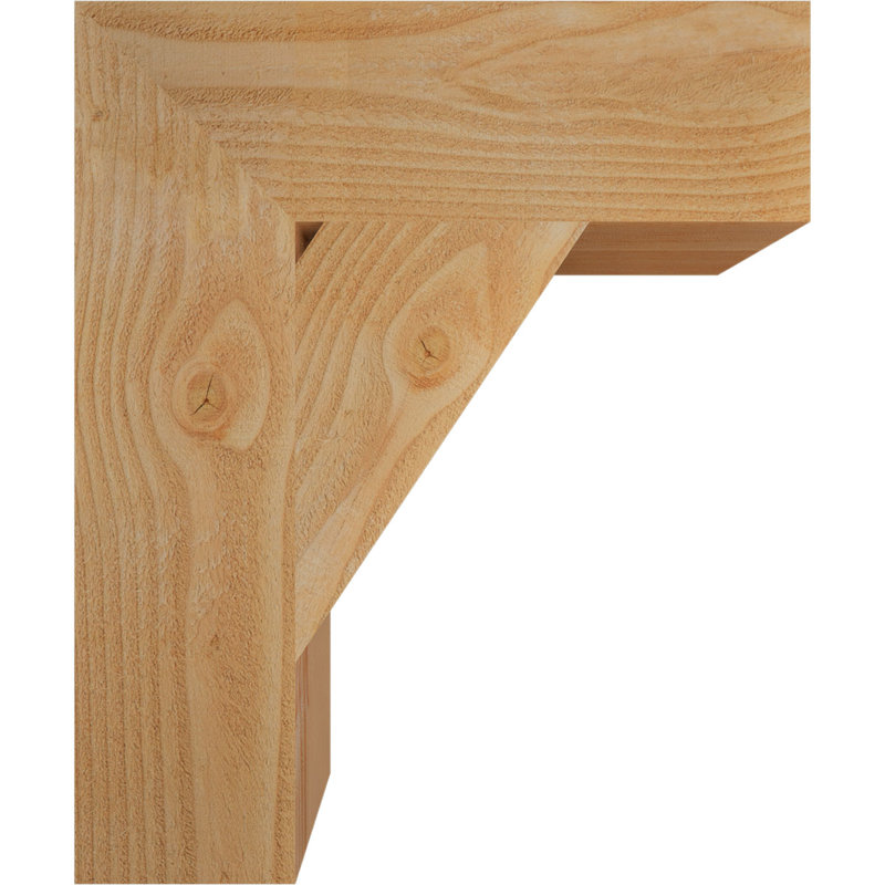 Support de bloc traditionnel, Douglas (sciage brut), H 24 po x l 6 po x P 20 po