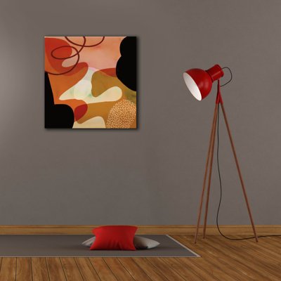  «Variété 7» par Cheryl Warrick, art mural sur toile, 26 po x 26 po