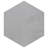 Industrial Hex 8-1/2 In. X 9-7/8 In. Porcelain Modern Look Wall & Floor Tile-87777202