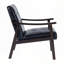 Chaise avec accoudoirs et dossier haut