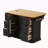 56 Inch Kitchen Island With Rubber Wood Veneer Drop Leaf, Power Outlet, 4 Door Shelves, Embossed Vertical Stripe Rolling Kitchen Cart On 4 Wheels With 6 Deep Drawers For Kitchen, Dining Room-1235679934