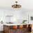 28.3" Caged Ceiling Fan with Dimmable LED Lights and Remote Control