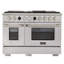 48 in. 6.7 cu. ft. 8 Burners Dual Fuel Range with Kucht Horus Thermostat-2083173699-2083173700