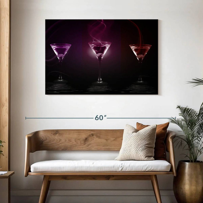 Yarlin Modern Cocktails, 30" H x 45" W