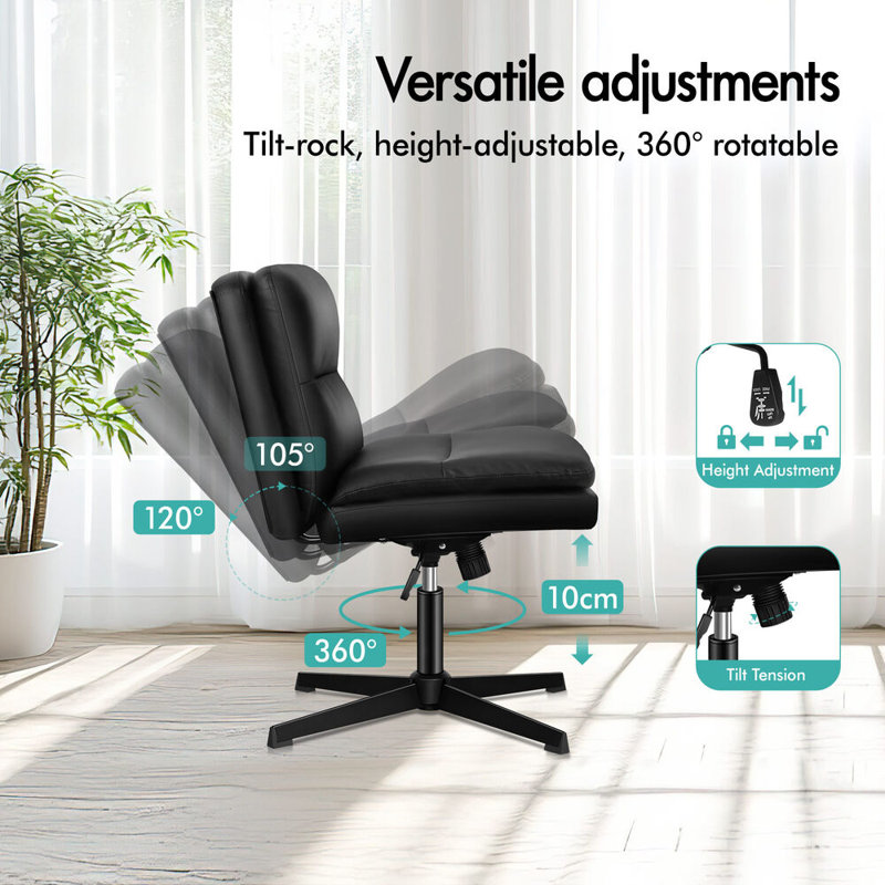 Taiton Office Chair, Dark Grey