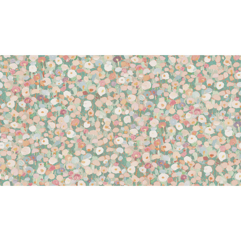 Papier peint floral Prato, Vert
