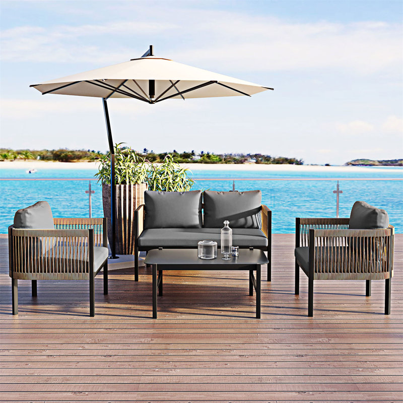 Multi-person Outdoor Sofa Set, Gray
