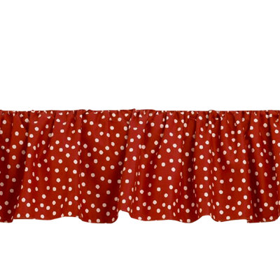 Houndstooth Ruffled Bed Skirt
