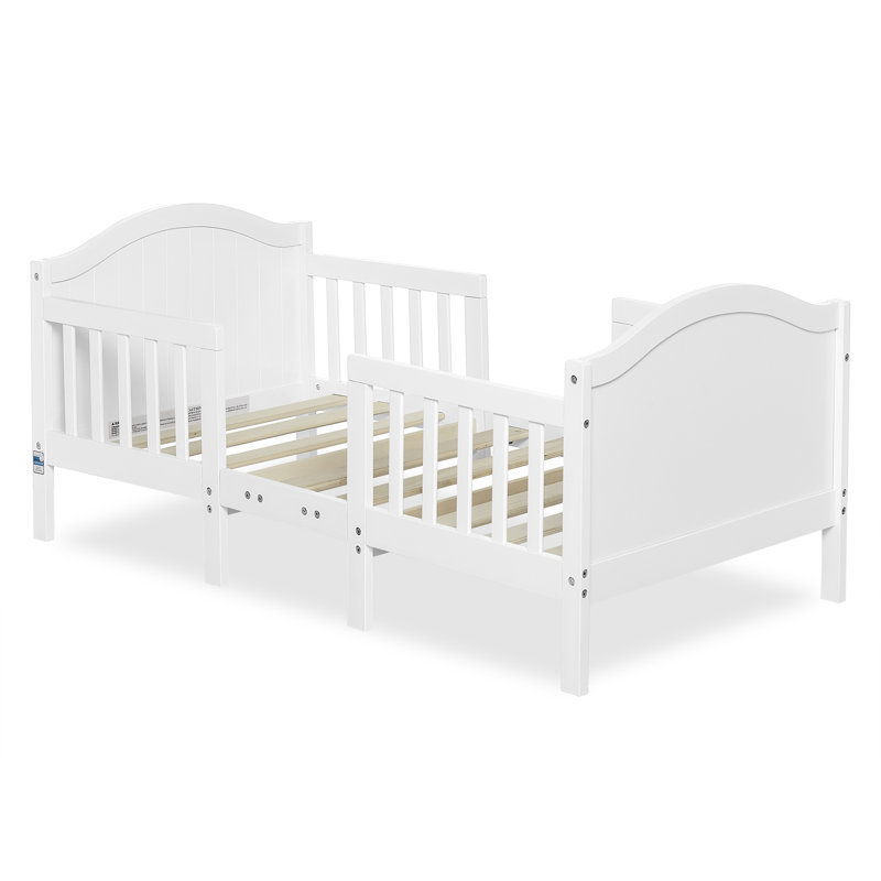  Toddler Solid Wood Convertible Standard Bed by Dream On Me, White