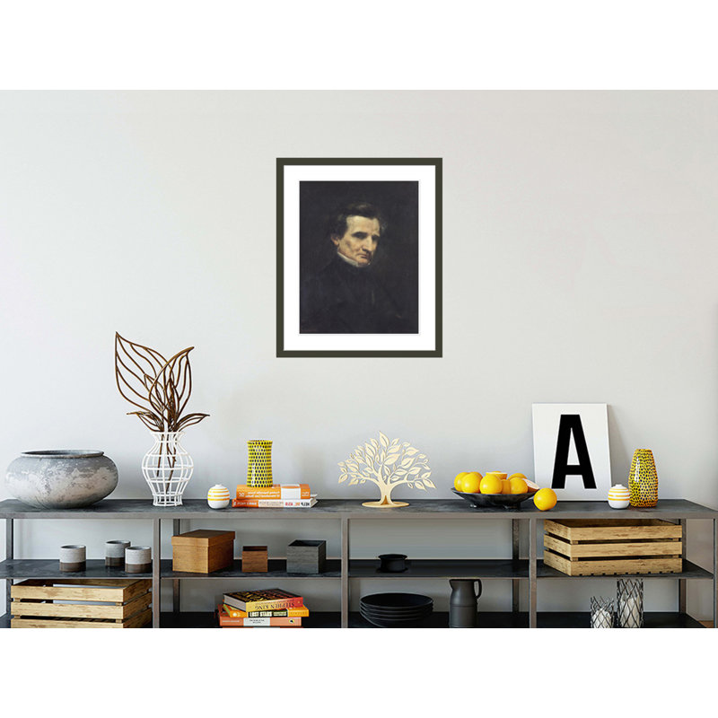 Hector Berlioz (1803-69), Gustave Courbet, estampe numérique encadrée, H 28,33 po x l 23,5 po