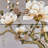 Painted Five-Drawer Silver Foil Accent Cabinet