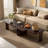 Modern Rectangle Coffee Table Set With Modular L-shape Design-1442346340