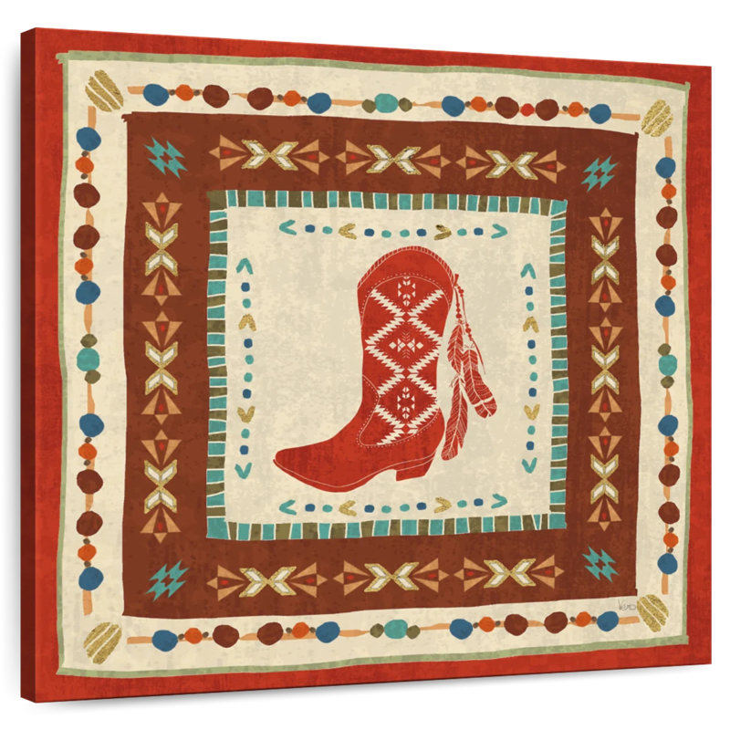 Southwest At Heart Tile II, H 10 po x l 10 po