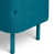 Tissage uni bleu sarcelle / mousseline