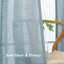 Paire de rideaux semi-transparents avec œillets Vollmar-770848490-770848487