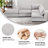 Nuccio 4-Piece Minimalist Modern Soft-Upholstered Sectional With Ottoman-131636838