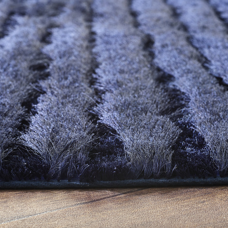 Solid Colour Hand Woven Area Rug, Rectangle 160 x 230cm