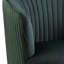 Fauteuil en velours avec dossier vertical et dossier doux pour relaxer