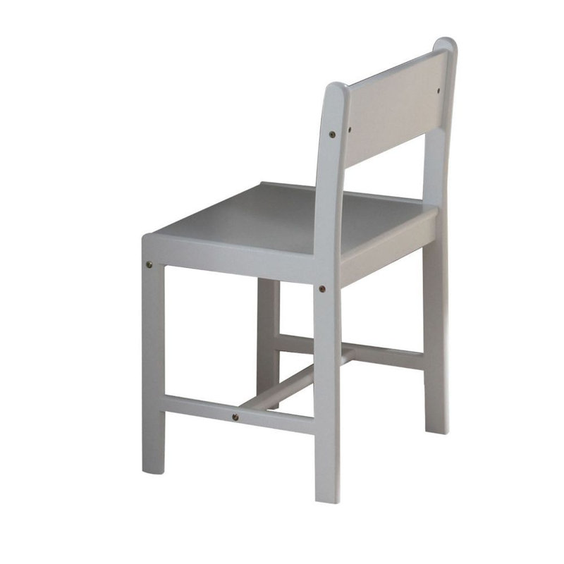 Chaise d'appoint en bois massif Carnahagh Harville