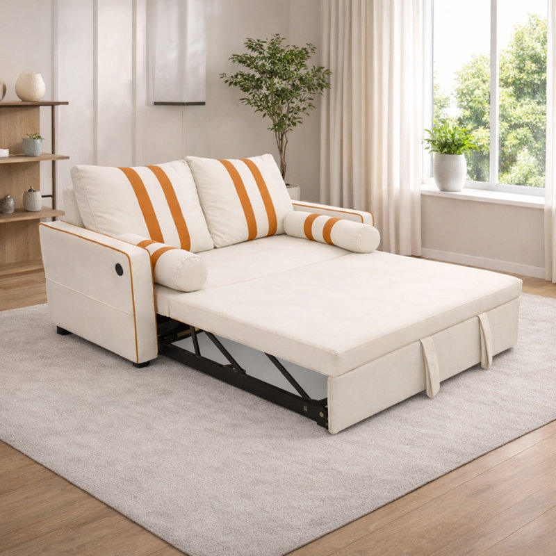 Canapés modulaires, Tissu - Beige