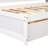 Bed With L-Shaped Bookcases,Drawers