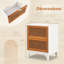46cm W Manufactured Wood Bedside Table