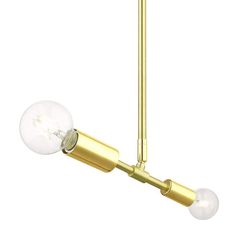 Zailen 2 - Light Unique/Statement Pendant, Satin Brass