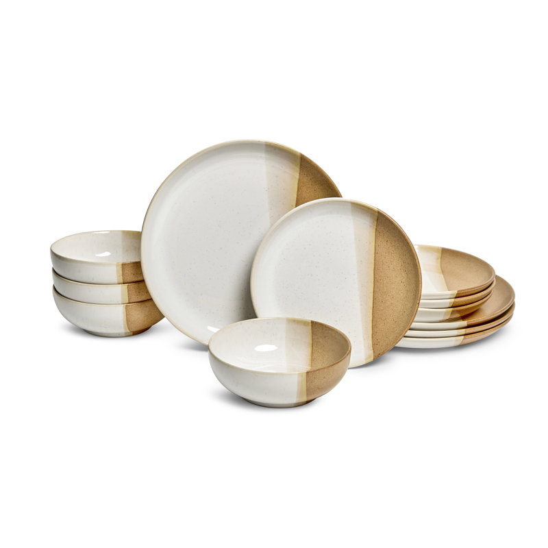Sango Phoebe Multicolor Stoneware Dinnerware Set - Service For 4, Plate & Bowl Set