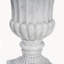 Urne de jardin pour l'extérieur, blanc antique