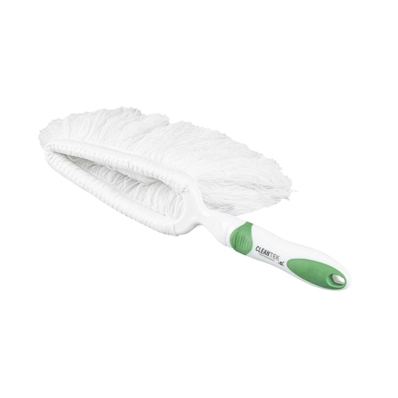 Ensemble de 10 outils de nettoyage anti-poussière antidérapants vert et blanc Duster