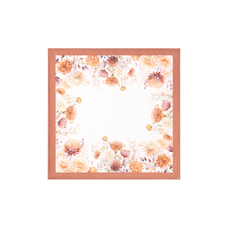 Autumn Blooms /Harvest Napkins, 17"x17"