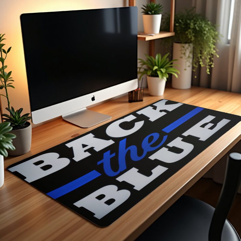Polyester Desk Pad, 14.4x12.1