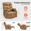 Fauteuil releveur électrique standard, similicuir