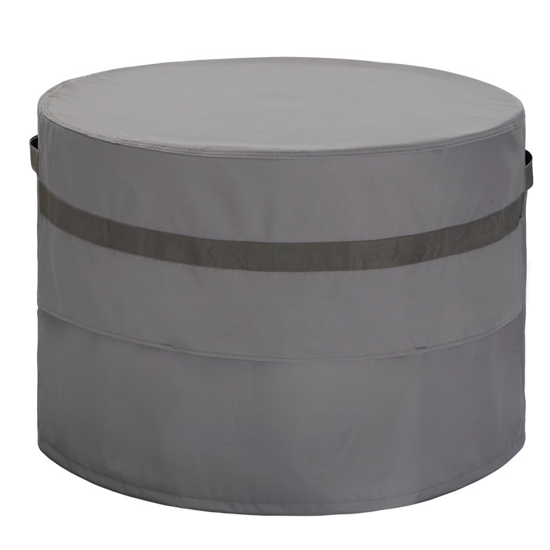 Housse pour foyer d'extérieur gris, H 24 po x l 32 po x P 32 po