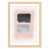 Natural Cube Frame Matted