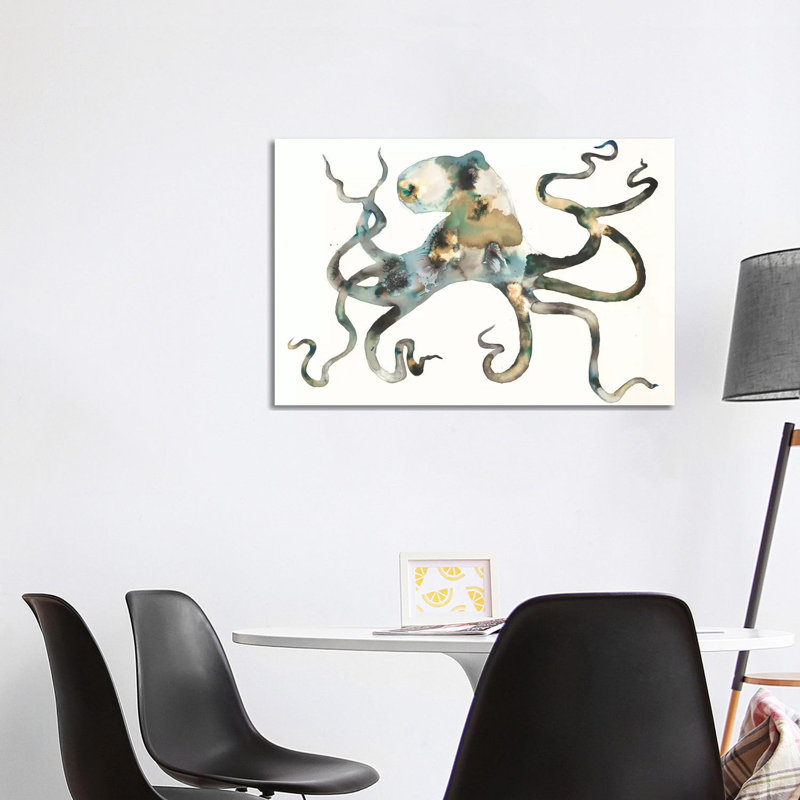 Octo 1 Piece Wrapped Canvas Painting, 101.6 cm H x 66.04 cm W x 3.175 cm D