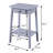 Rectangular Grey End Table For Living Room With Style 17 In. Package Width Practical Storage