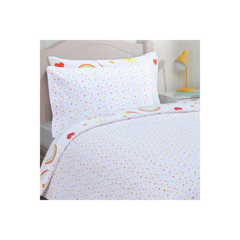 Averi Polyester No Pattern Duvet Cover Set with Pillowcases