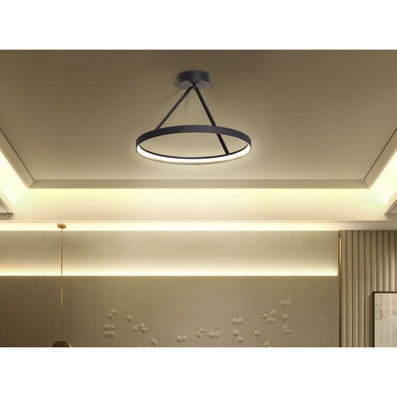 Himmel - Light Black LED Geometric Pendant