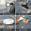 Tapis à motif papillon et insecte-129373133-129373134