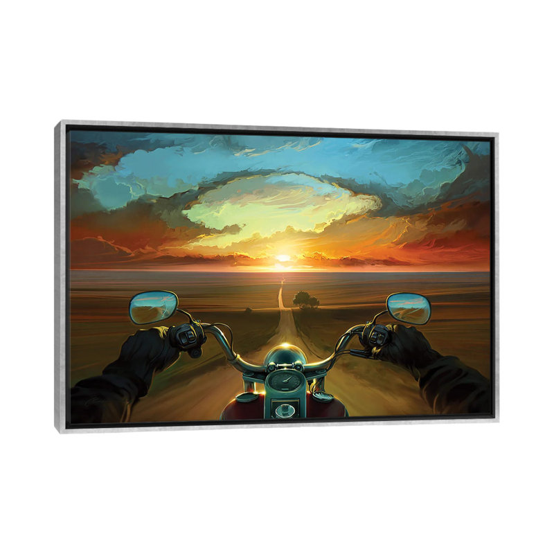 «Land of the Winds» par Artem Rhads Chebokha - impression d'art graphique, H 18 po x l 26 po x P 1,5 po